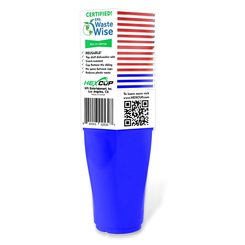 HEXCUP - Reusable Party Pong Cup Set by PartyPong -