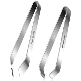 Rainspire Stainless Steel Fish Bone Tweezers Remover Tool Set, Fish Bone Pliers/Tweezers, Kitchen Food Cooking Tweezers, Seafood Tools Kitchen Gadgets Home Gadgets, Non-Slip