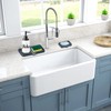 Silicone Sponge and Soap Holder, Self Draining Kitchen Caddy Sink