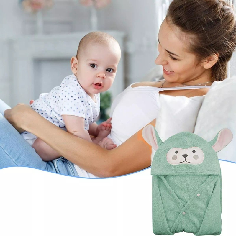 PEGGS Toalla De Baño Con Capucha Para Niños Bebé Manta