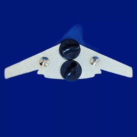 UAS OPERATOR PILOT POLICE WING PIN, Item #1506: 10K Gold finish, 2-1/2" Size