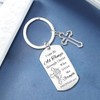 MADHAHEFU Christian Keyring Bible Verse Keyring Inspirational Keyring Gifts for