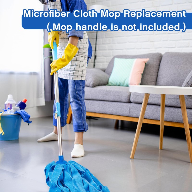 Tanlade 6 Pcs Mop Head Replacement for 0.8 Inch Diameter