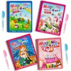 EKKONG Set of 4 Water Colouring Books, Magic Water Drawing