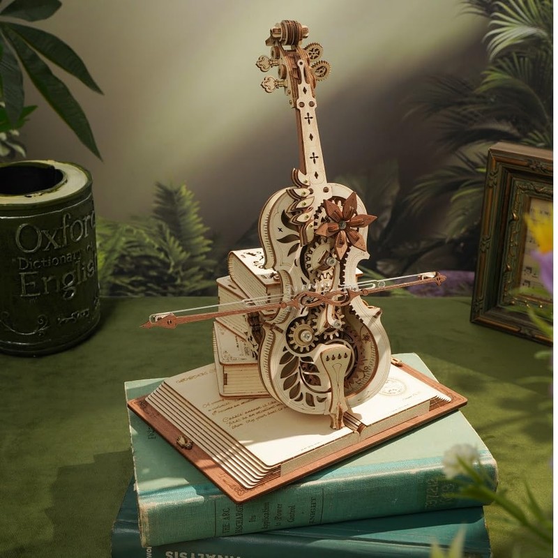 Tsukurundo ® Robotime 3D Wood Puzzle Music Box Series (Magic