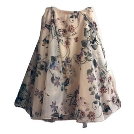 Catherine Malandrino Floral Print Skirt Size 2 Multicolor