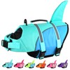 Doglay Dog Life Jacket, Ripstop Cute Shark Dog Life Jacket