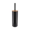 Tendance PS Toilet Brush with Lid Bamboo Black Bamboo