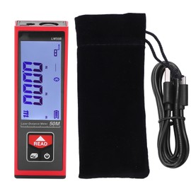 LM50B 50m/164ft Laser Range Finder Electronic Ruler Hand Held Mini Distance Meter Tester