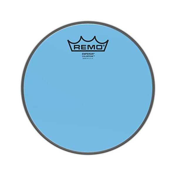 Remo Emperor Colortone Blue Drumhead, 8"