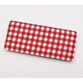KAMIPITA Hair Rectangle (8*3.5cm) (Check Red)