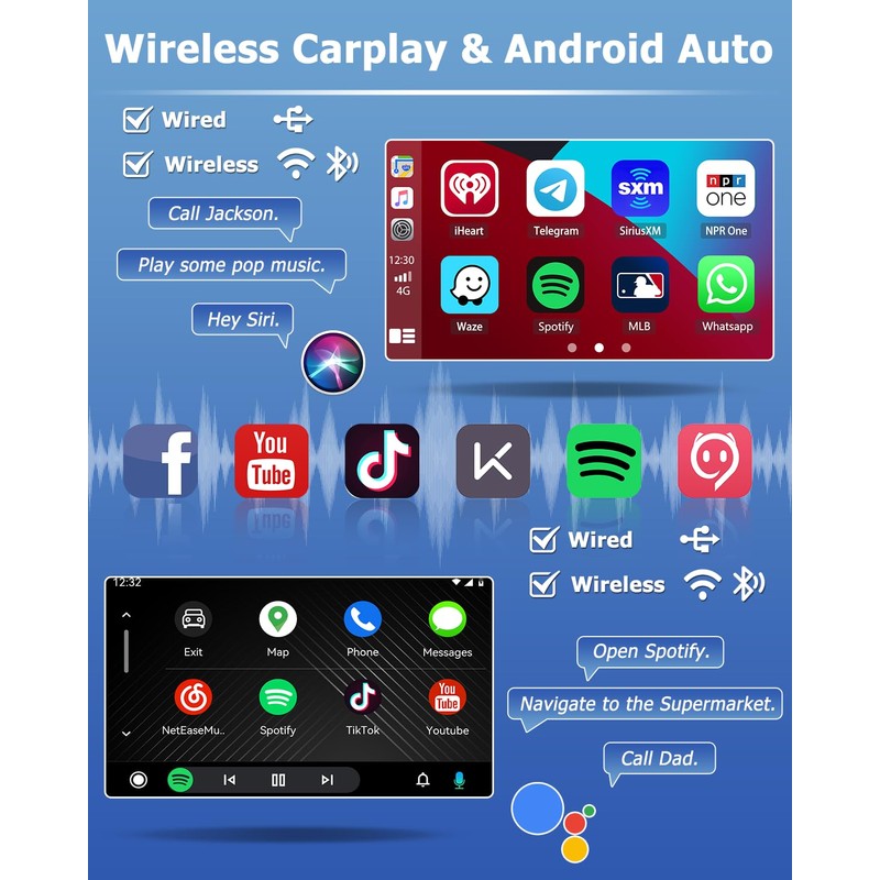 Hikity Android 15 Car Stereo for 2008-2012 Nissan Altima, 9''