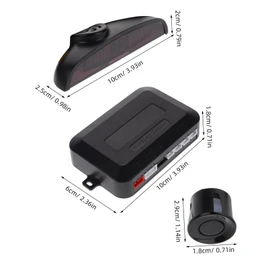 Alipis 1 Set Car Parking Sensor System with Automotive Vehicle Reverse Detection Comprehensive Coverage Accurate Distance Monitoring No Blind Spots