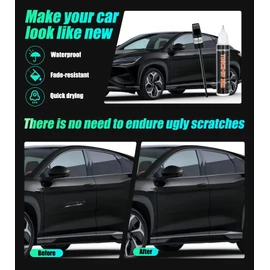 White Car Paint Touch Up Pen,Touch Up Paint for Cars with Varnish Clear Coat Pen 2pcs, Car Scratch Repair, Premium Automotive Scratch Remover for Deep Scratches, Precise Fix Vehicles Scratches Scuff Repair