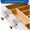Meiso Abrazaderas Para Instalación Frontal De Cajón, 2 Uds.