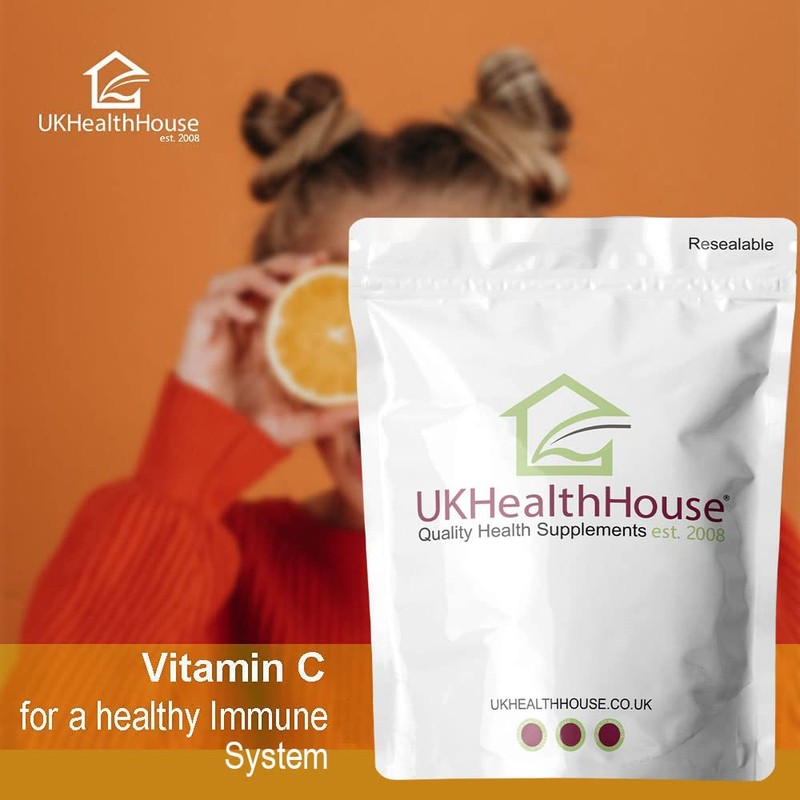 UKHealthHouse Vitamin C 500mg Chewable 60 Tablets Immune Support Orange