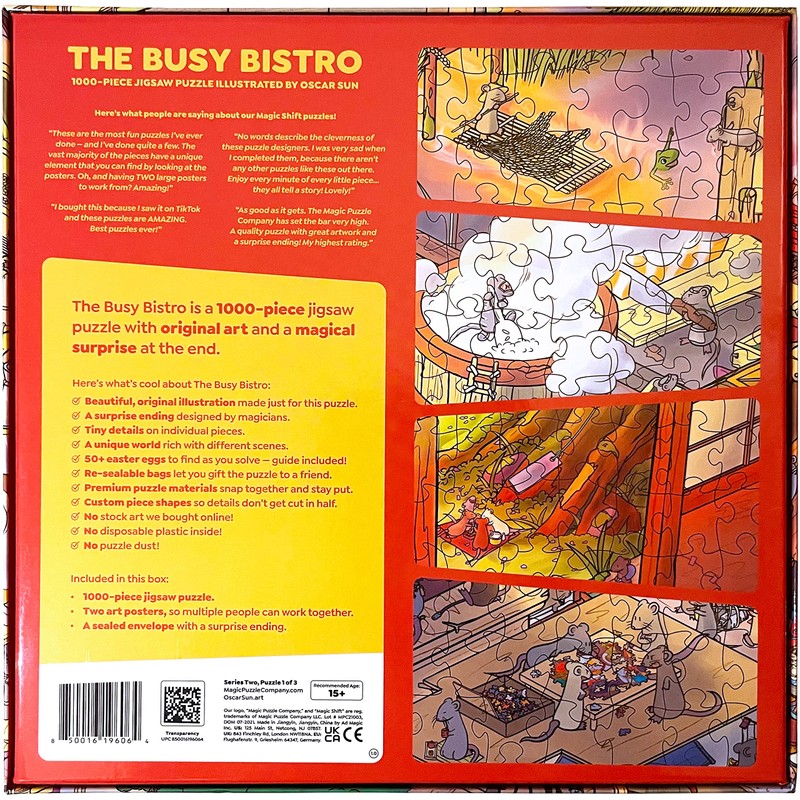 The Busy Bistro • 1000 Piece Jigsaw Puzzle from The