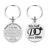 TANWIH 16th Wedding Anniversary Keychain Gifts for Wife, Best Wife