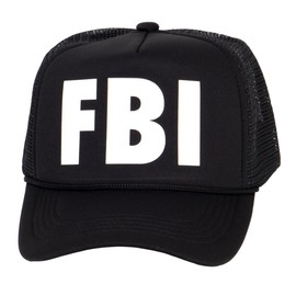 Top Headwear Men's FBI Trucker Hat - Snapback Law Enforcement Costume Cosplay Cap