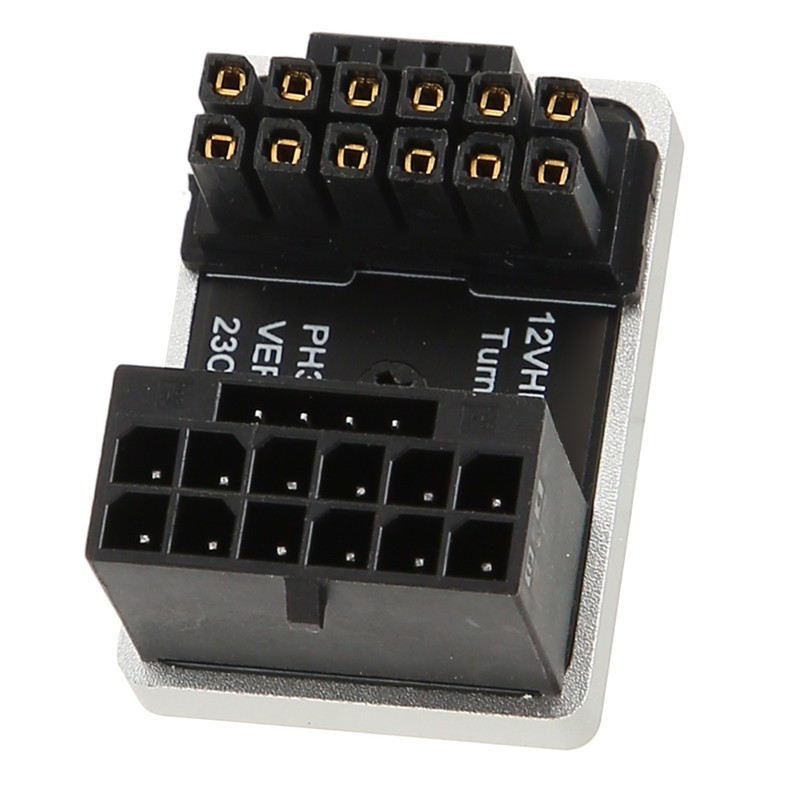 ATX 16Pin Male to 16pin Female 180 Degree Angled Adapter