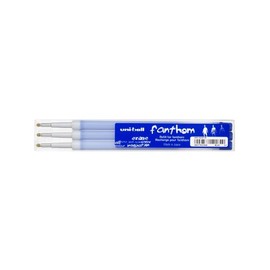 Uni-Ball Fanthom Erasable Gel Ink Pen Refill (3pcs) Blue