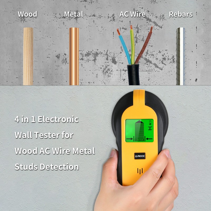 Stud Finder Sensitive Auto Calibration LED Display Screen 4 in