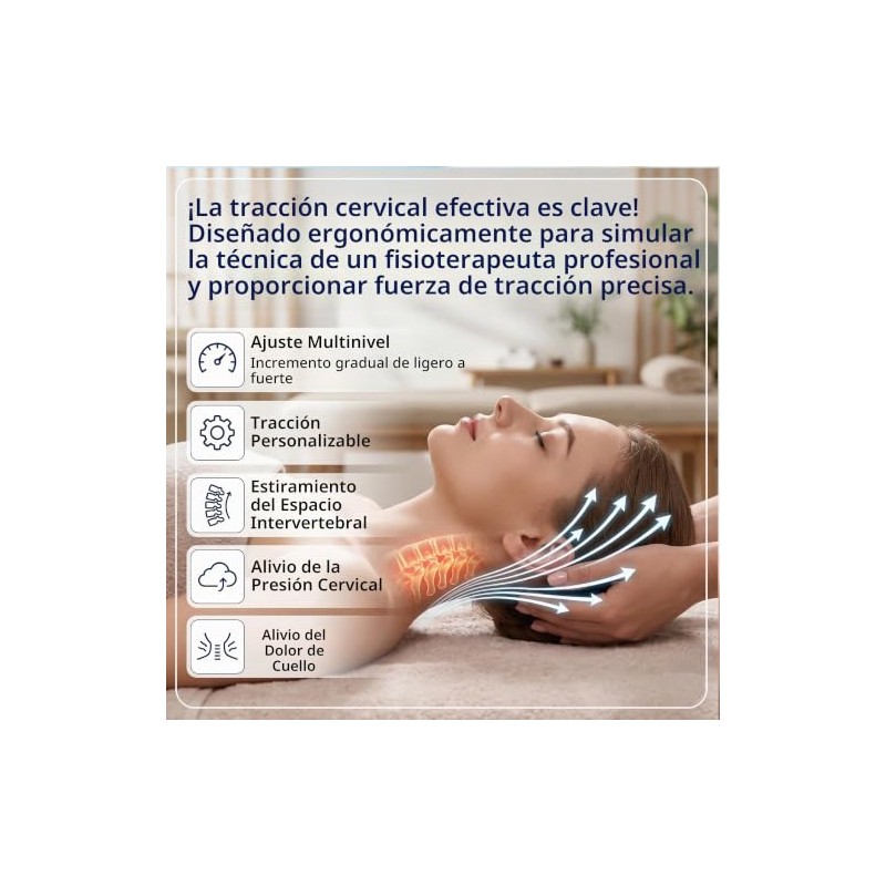 ALPHAY Estirador de cuello, férulas cervicales para dolor de cuello
