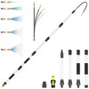 WESBRITE Gutter Cleaning Tools From The Ground, 7FT Gutter Cleaner
