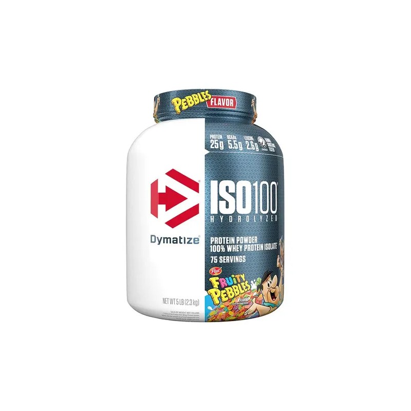 Suplemento Polvo Dymatize Iso 100 Proteína Pote 3kg Sabor Fruity