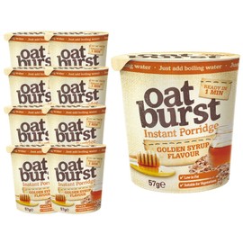 Oatburst Golden Syrup Instant Porridge Pots, 57g (Pack of 8)