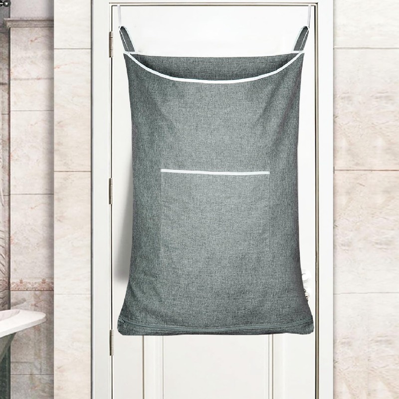 KINGSUSLAY XL Door Laundry Hamper, Hanging Hamper with Large Openging,