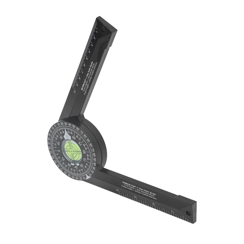 Miter Saw Protractor Angle Finder Gauge Laser Scale for Carpenters