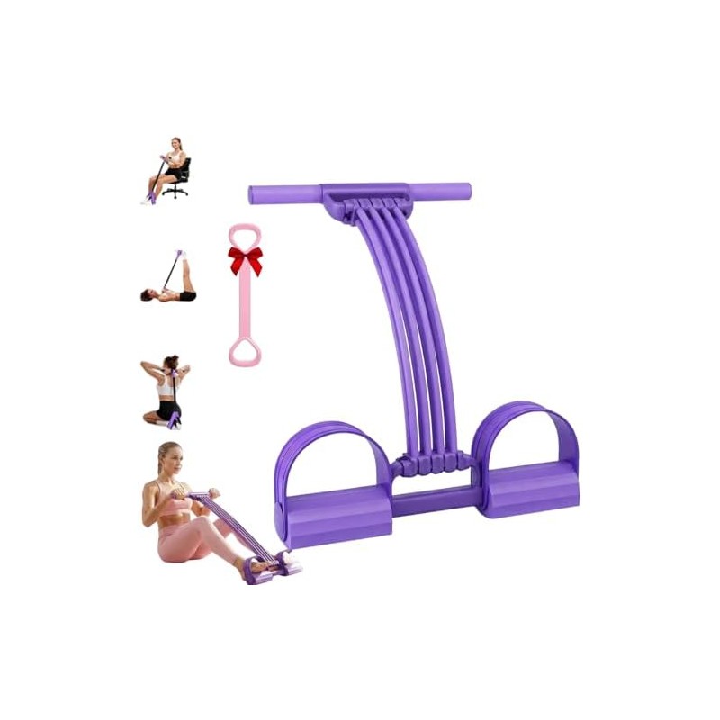 Genérico Pedal Resistance Band with Handle, Multifunctional Pedal Resistance Band,