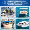 Boat Bungee Dock Lines with Clip 2 Pack Marine Rope