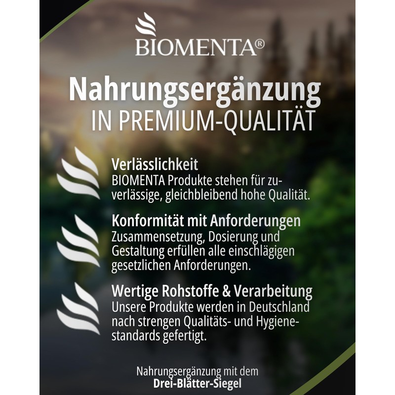 BIOMENTA Nettle Vine Leaves Horse Chestnut Complex | 125 Capsules
