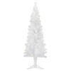 Sunnyglade 4FT Lighted Artificial Christmas Tree, Small Tinsel Pine Tree