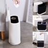 Sooyee 10 Liter Rectangular Plastic Trash Can Wastebasket with Press