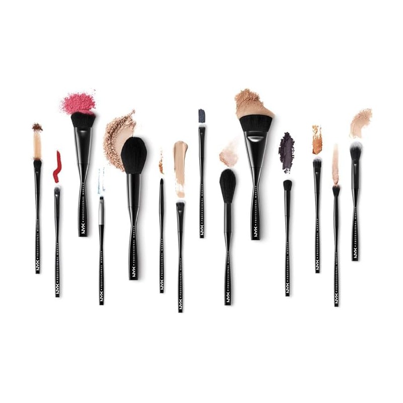 NYX Professional Makeup, Pro All Over Shadow, Brocha para Ojos