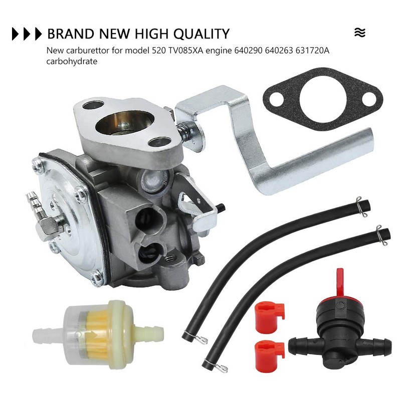 640290 Carburetor Replacement for Tecumseh Carb AV520 TV085XA Engine 640263