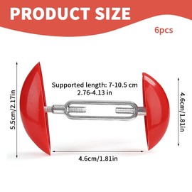 LZYDKH Adjustable Shoe Stretchers, 3 Pairs Shoe Stretchers, Women's Shoe Width, Universal Shoe Stretcher for Sports Shoes, Leather Shoes, High Heels, Red
