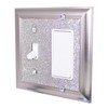 Classy Bling Rhinestone Wall Plate Cover (Toggle Rocker)