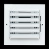 Fits 6x6 Duct Opening 4 Way Steel Air Supply Diffuser