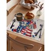 4th of July Placemats Set of 6, Memorial Day American
