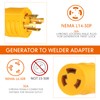 Kanayu Generator to Welder Adapter Compatible with NEMA L14-30P to