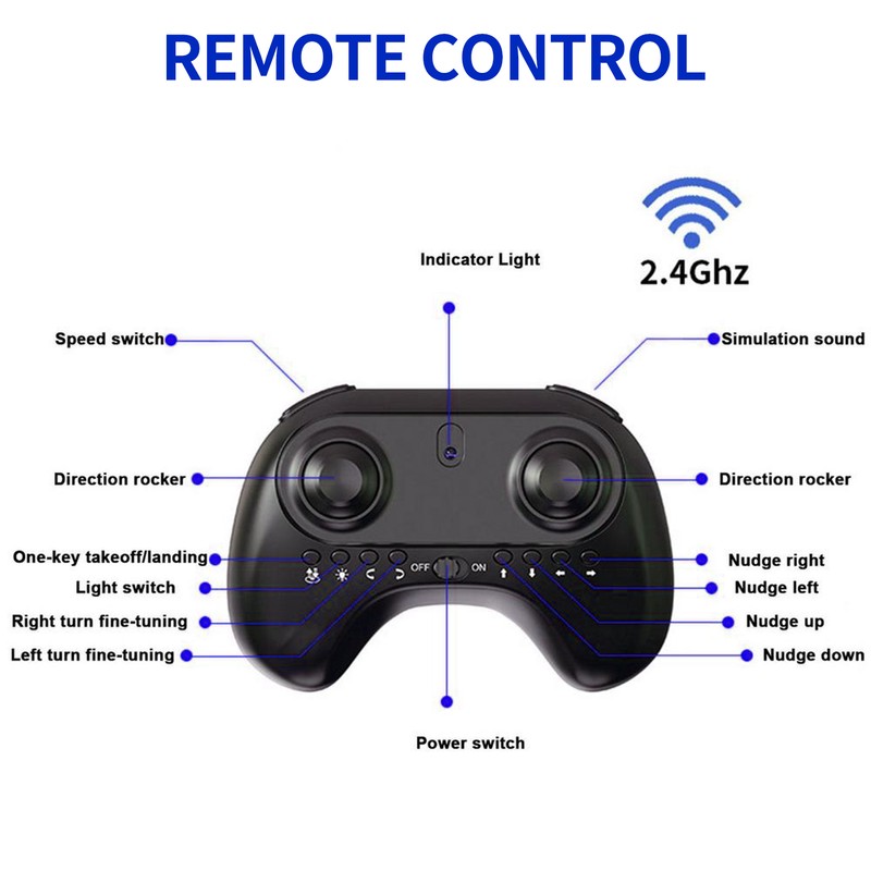 Remote Control Drone, 2.4G Headless Remote Control Quadcopter for Boys