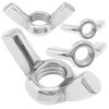 DiGiYes 50PCS 1/4"-20 Wing Nuts, 304 Stainless Steel Parts Hand