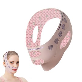 V-Line Face Mask, Reusable Face Slimming Strap, Chin Mask Sleeping for Double Chin and Saggy Face Skin, Face Lifting Strap for Firming and Contour