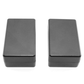 DGZZI Electrical Junction Box 4PCS Electric Plastic Black Waterproof Project Junction Case 3.15x1.97x1.38 inches(80x50x35mm)