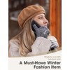Rahhint Thermal Winter Gloves for Men Women Pure Wool Knit
