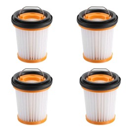 4 Pack WV200 For Shark Wandvac Filters Replacement for Shark ION W1 S87 Cordless Handheld Vacuum WV200, WV201, WV205, WV220, WV221, Compare to Part # XHFWV200